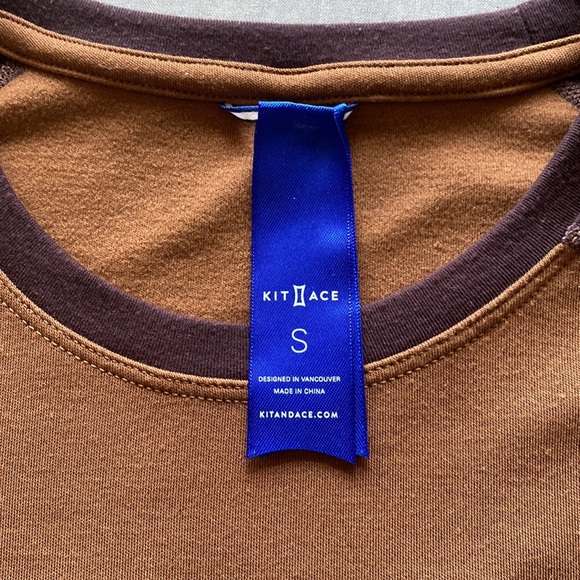 Two Tone Brown Kit and Ace Baseball Tee - Size S - Picture 6 of 8